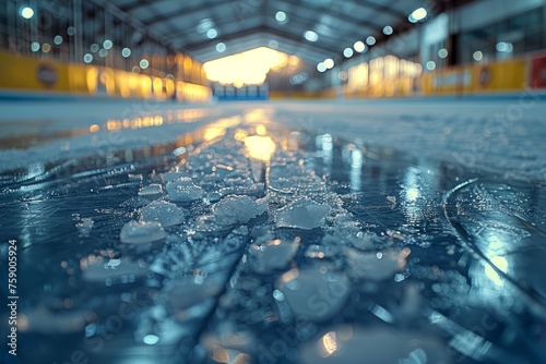 Building Across Ice-Covered Floor