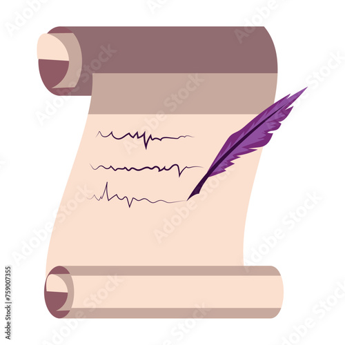 poetry literary parchment