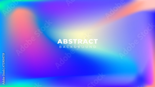 Rainbow blurred colored abstract background with smooth transitions of iridescent colors and colorful gradient