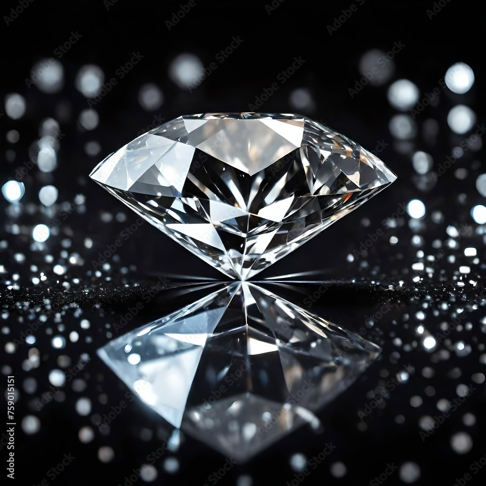 diamond on black background diamond on black background