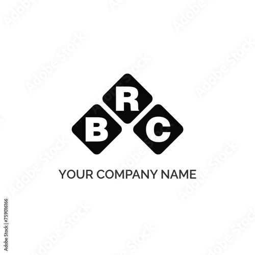 BRC letter logo design on white background. BRC logo. BRC creative initials letter Monogram logo icon concept. BRC letter design