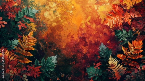 Expressionist passion   Fern-filled serenity Earthy autumn shades Daring , © ketsarin
