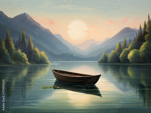 lake in the mountains