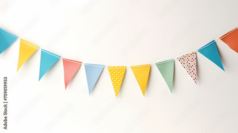 Background filled with colorful holiday flags Background filled with colorful holiday flags