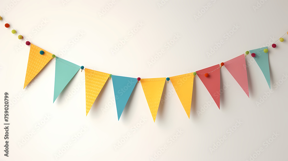 Background filled with colorful holiday flags Background filled with colorful holiday flags