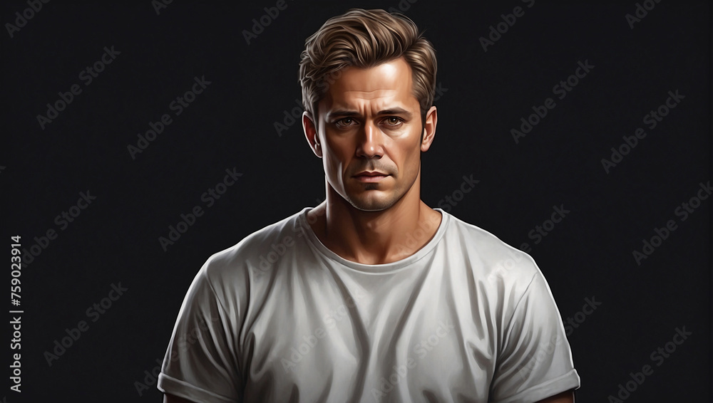 Fototapeta premium HD man portrait ,man, portrait, HD, male