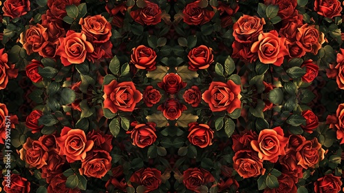 background of roses