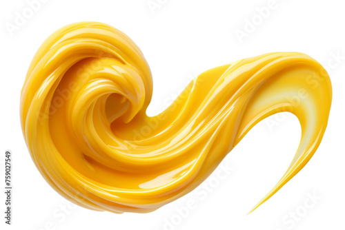 Splash of Cheese with drip and melting sauce splashing isolated on transparent png background, cheese slice with liquid swirl, ingredients for making food.