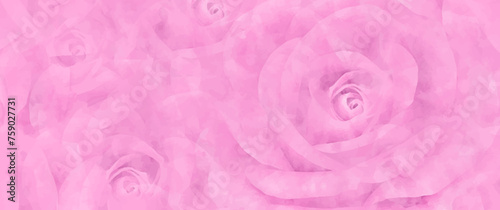 Pink flower elegant vector background design with a bouquet of roses. Luxury template for cover design, invitation, poster, flyer, wedding card, spa voucher template, wedding invite, gift certificate.