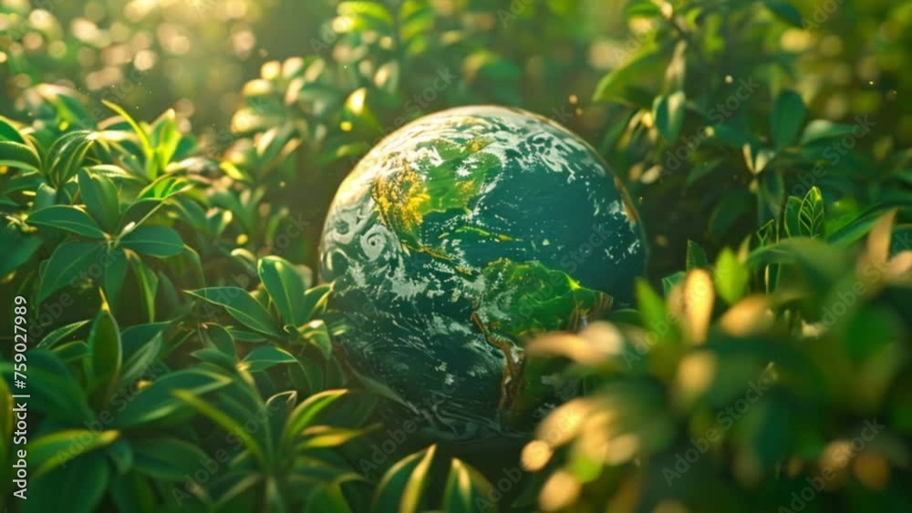planet earth globe with trees, green leaves, green renewable energy and environmentalism concept Generative AI planet earth globe with trees, green leaves, green renewable energy and environmentalism concept Generative AI