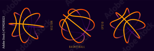 Wireframe Particles Illustration. Abstract 3D Sphere Sport Design. Futuristic Style. Vector Background.