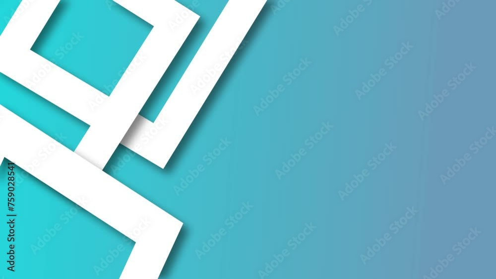Abstract geometric square animation background Abstract geometric square animation background