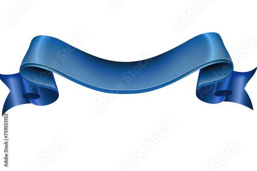 Blue ribbon png photo