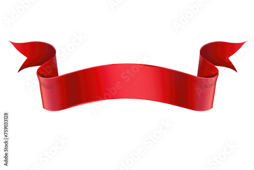 Red ribbon png photo