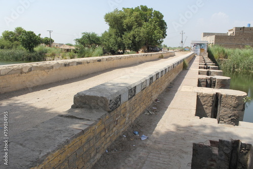 A 120-year-old irrigation canal system built in Pakistan.