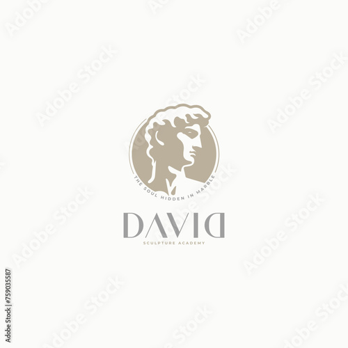 DAVID logo for sculptor academy 1