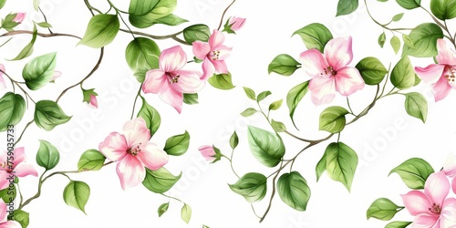 beautiful spring and summer flowers background