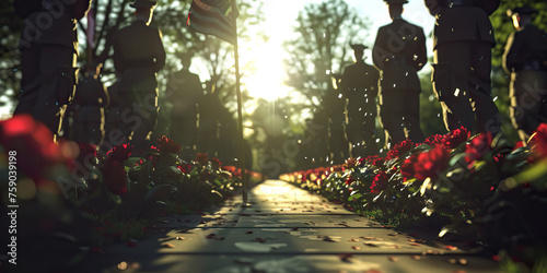 Remembering Our Heroes: A Modern Memorial Day Service with Wreath-Laying and Honor Guards photo
