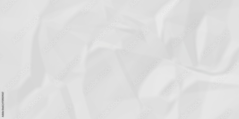Fototapeta premium White wrinkly backdrop paper background. panorama grunge wrinkly paper texture background, crumpled pattern texture. White paper crumpled texture. white fabric crushed textured crumpled.