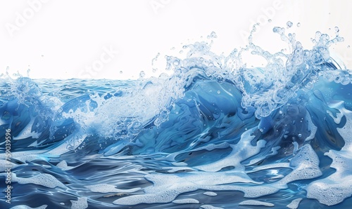 a close up of a wave