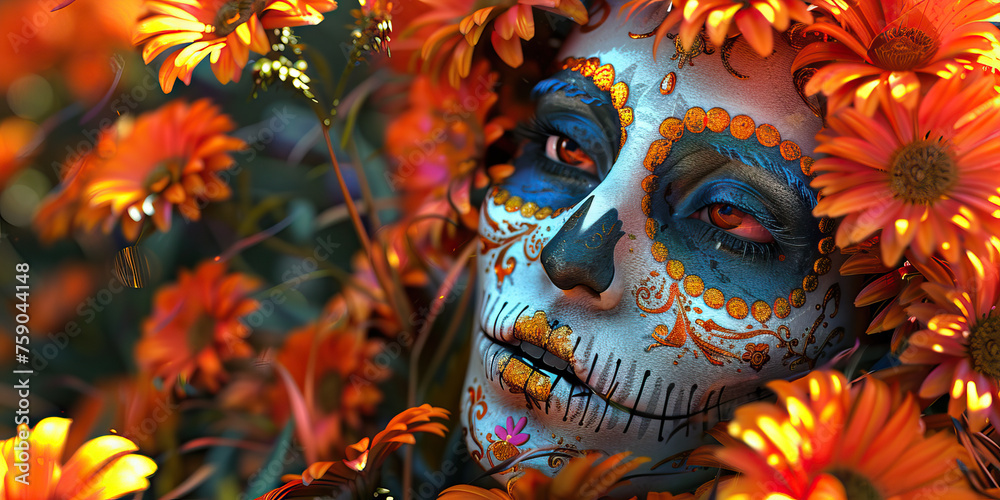 Dia de los Muertos (Day of the Dead) A Vibrant Mexican Celebration, Honoring Ancestors and Embracing the Continuity of Life and Death Dia de los Muertos (Day of the Dead) A Vibrant Mexican Celebration, Honoring Ancestors and Embracing the Continuity of Life and Death