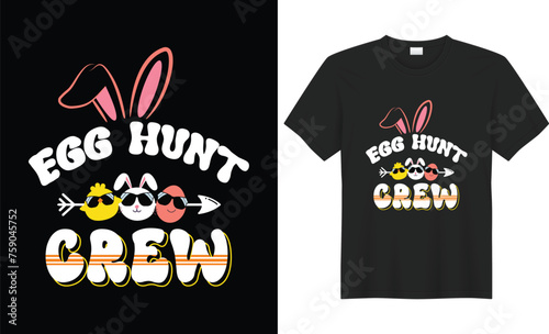 Easter day t shirt, bunny t shirt vector, Happy easter funny t shirt design template, Easter Funny message t-shirt typography for kid's men, women,Poster, banner, print apparel, gift, greeting, tee.