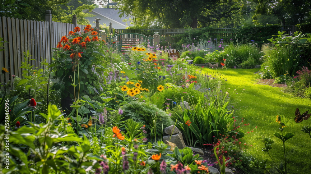 Obraz premium flowers in the garden