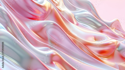 Wallpaper Mural abstract background with smooth silk or satin in pink and blue colors ,Abstract background of elegant wavy silk or satin

 Torontodigital.ca