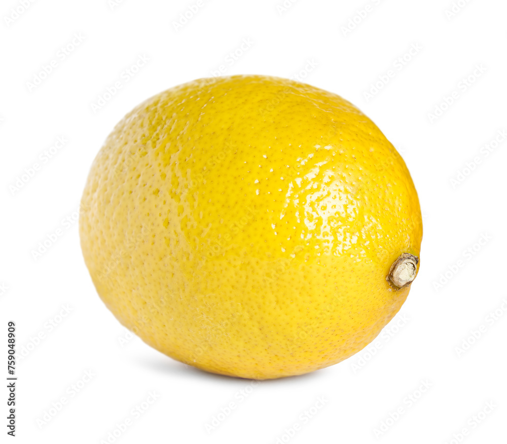 Fresh lemon isolated on white. Citrus fruit Fresh lemon isolated on white. Citrus fruit