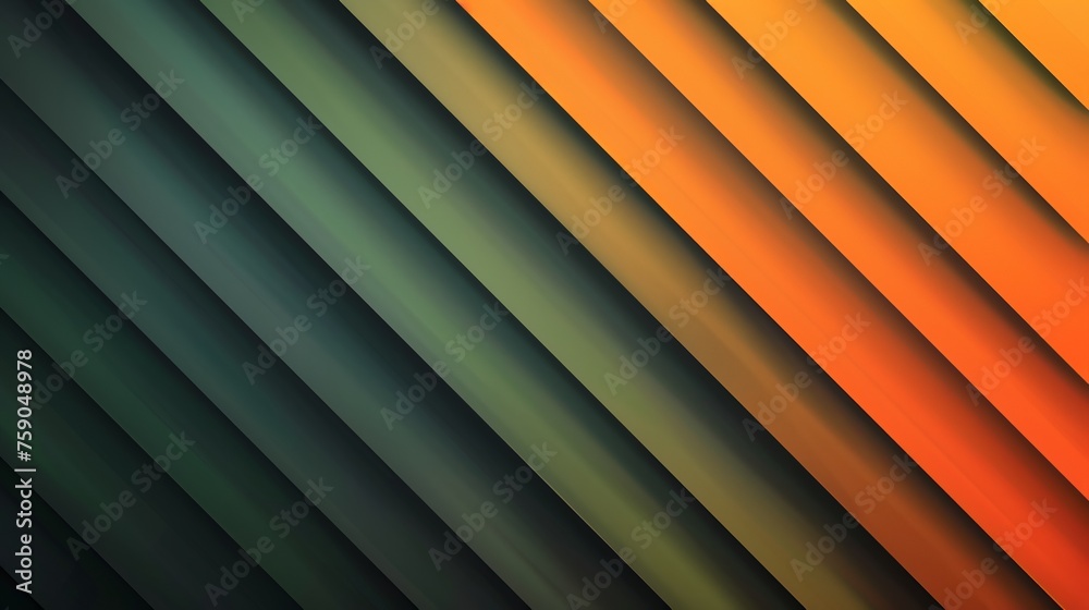 Obraz premium green black background with diagonal stripes 