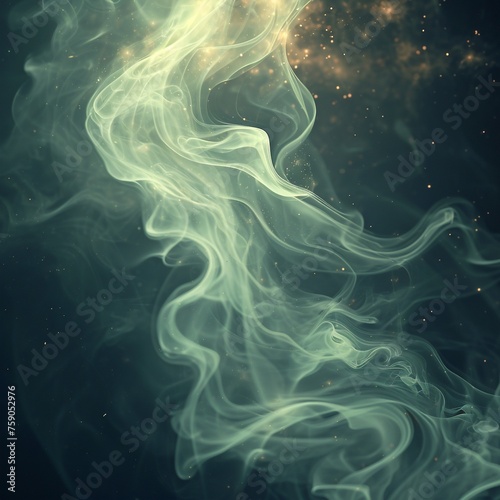 background of smoke