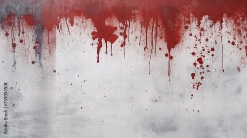 Concrete Walls with Blood Stains