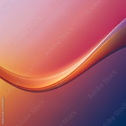 Curvature Elegance  Abstract Curve Background