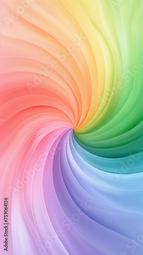 abstract colorful background with waves © Wendelin