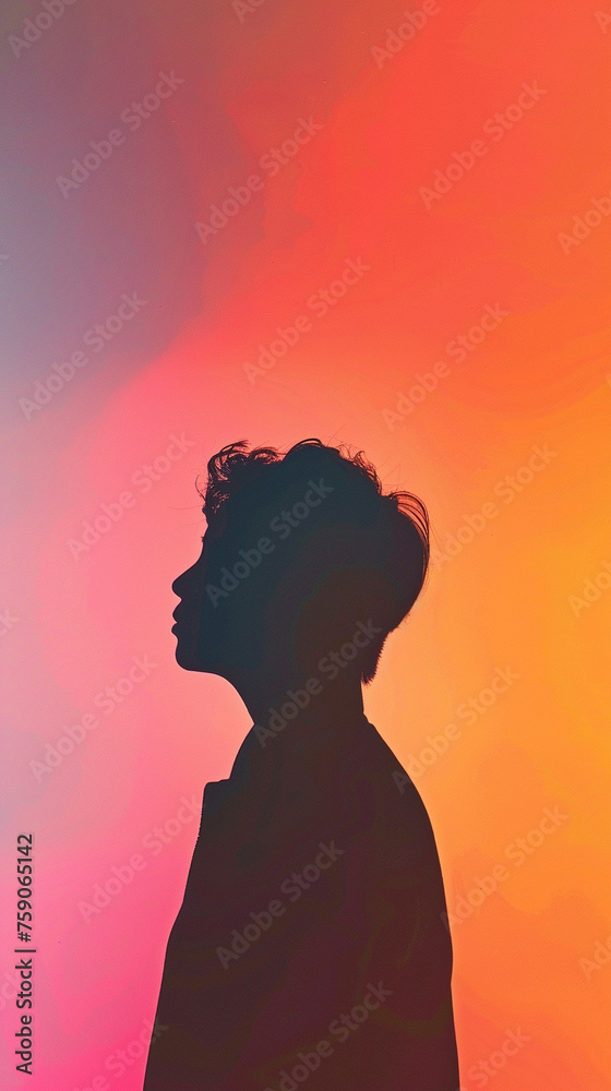 silhouette of a person