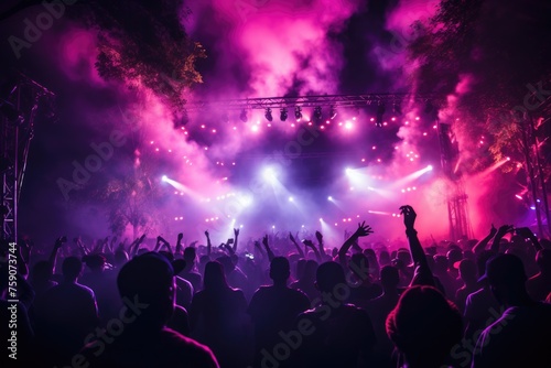 a concert in a music festival event professional photography