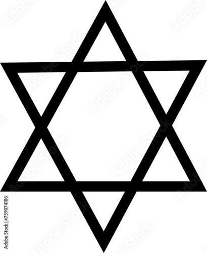 Star David icon. The Star of David (Magen David in Hebrew, Shield of David, Solomon's Seal is a generally recognized symbol of Judaism and Jewish identity. Geometrically it is a hexagram Abstract .