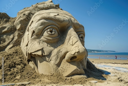 sand sculptures Beachside creation photography