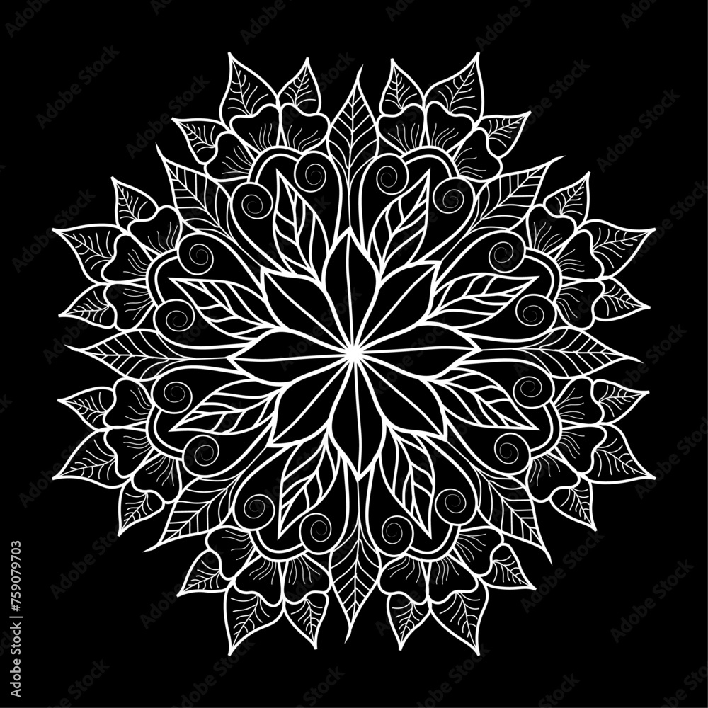 Unique standard flower floral vector eps mandala pattern for free download Unique standard flower floral vector eps mandala pattern for free download