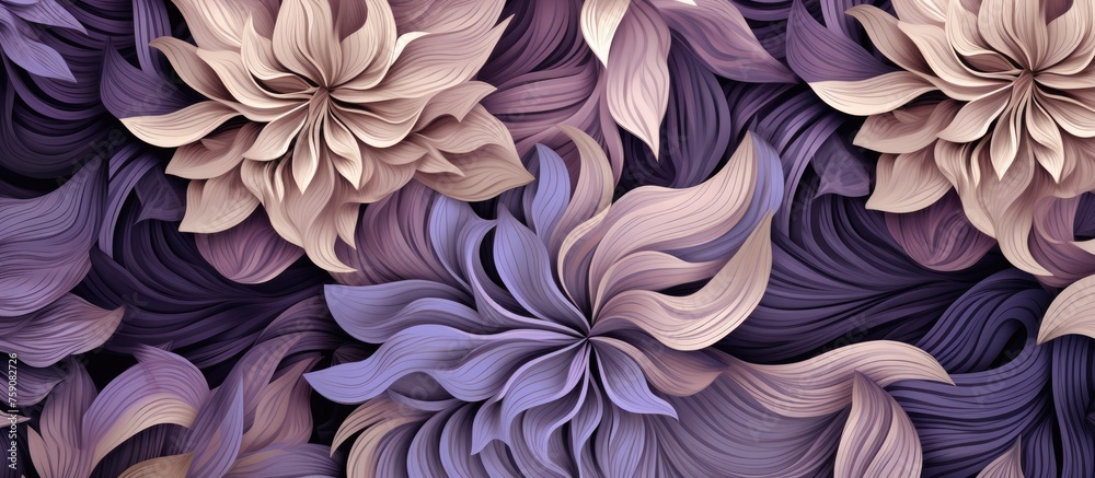 Modern geometric floral pattern for design, printing, wallpaper, fabric, invitation. Modern geometric floral pattern for design, printing, wallpaper, fabric, invitation.