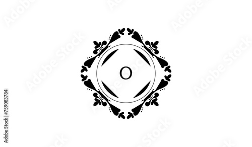 Elegant Anniversary Card Alphabetical Logo