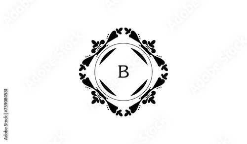 Elegant Anniversary Card Alphabetical Logo