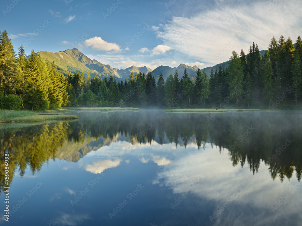 Fototapeta premium Schattensee, Krakauschatten, Schladminger Tauern, Steiermark, Österreich