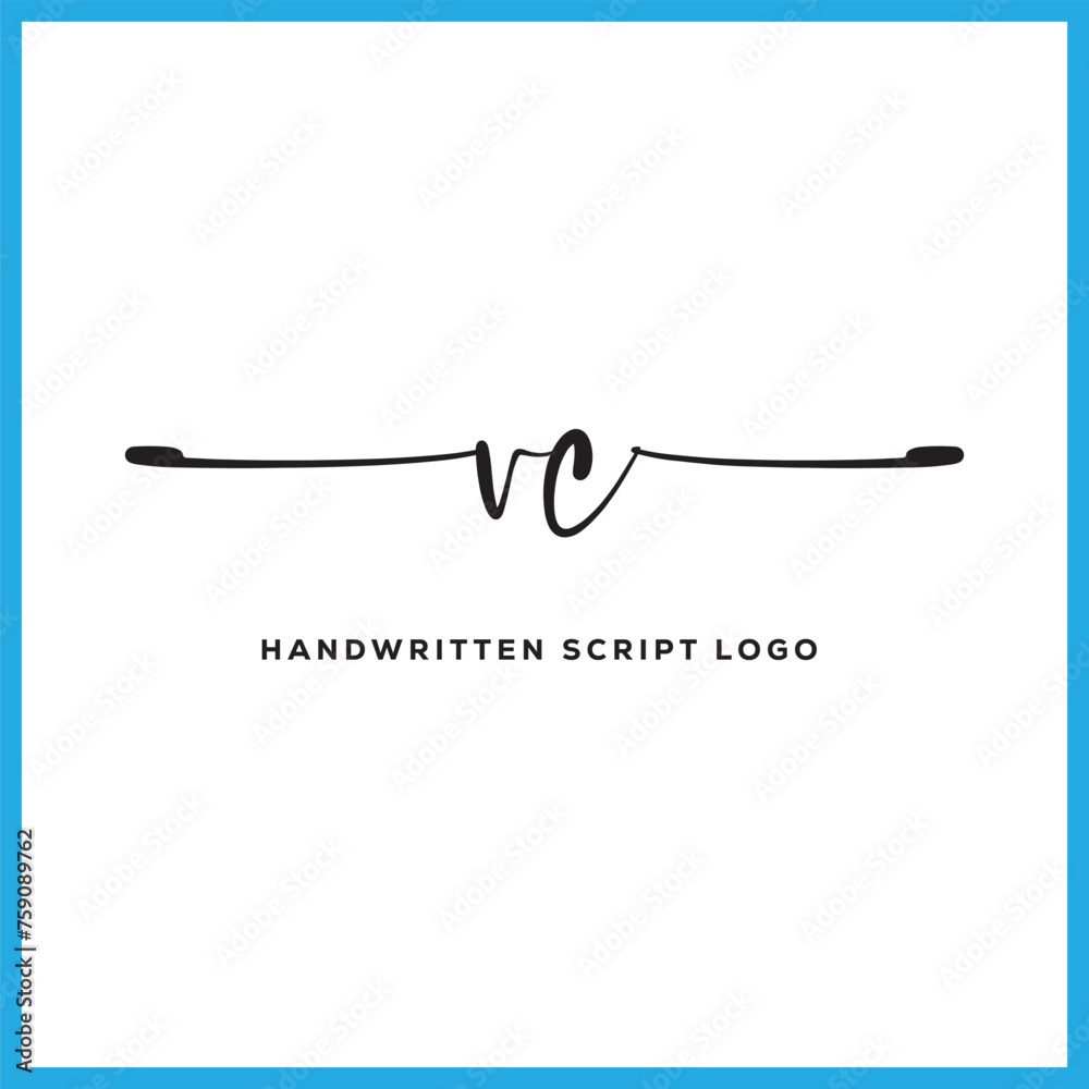 VC initials Handwriting signature logo. VC Hand drawn Calligraphy lettering Vector. VC letter real estate, beauty, photography letter logo design. VC initials Handwriting signature logo. VC Hand drawn Calligraphy lettering Vector. VC letter real estate, beauty, photography letter logo design.