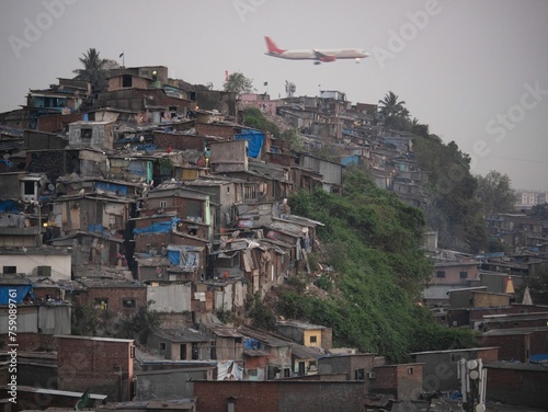 A slum in Mumbai