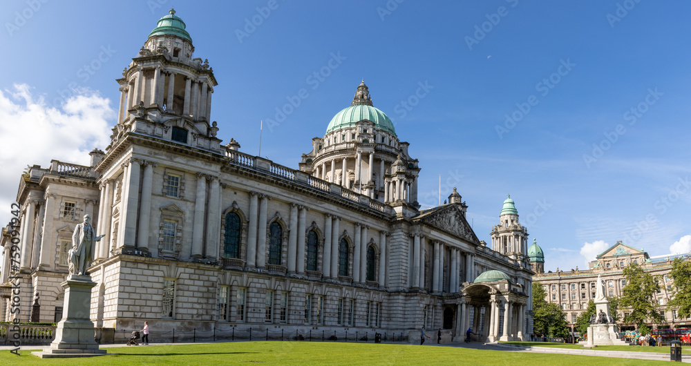 Belfast City Hall in Northern Ireland, UK