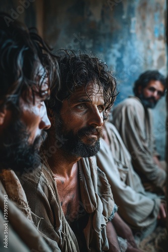 Peter in the prison, Bible story. © Bargais