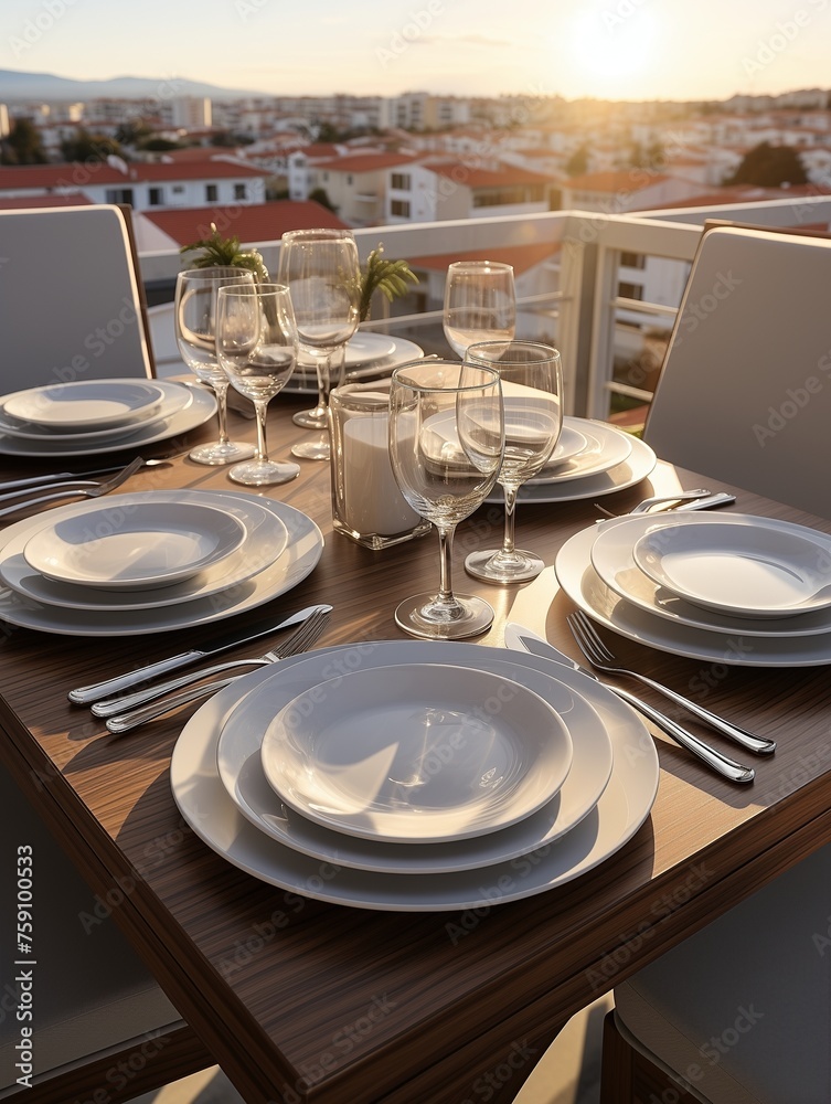 Fototapeta premium Dining Set