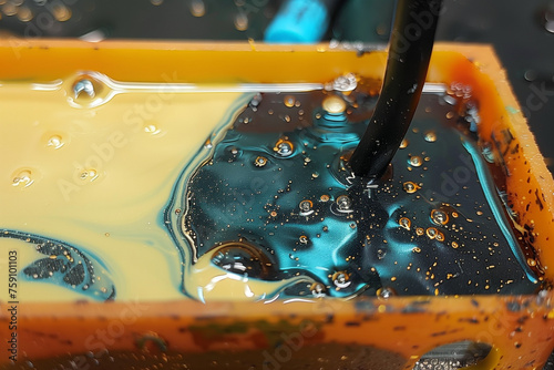 Epoxy Potting for Electronics Encapsulation with Air Voids, Cavities, and Softness in the Resin photo
