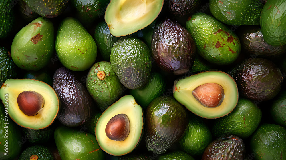 avocado picture For background use avocado picture For background use